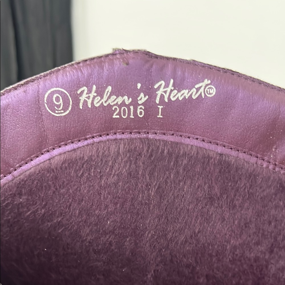 Helen & Heart  purple Boots with Western Elegance - Picture 7 of 8